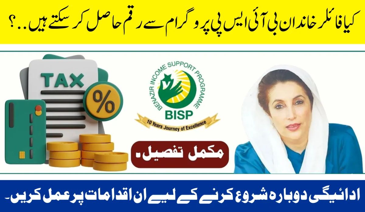 How Tax-Filer Rules Are Affecting BISP & Benazir Taleemi Wazaif Payments in Remote Pakistan – July 2025 Update